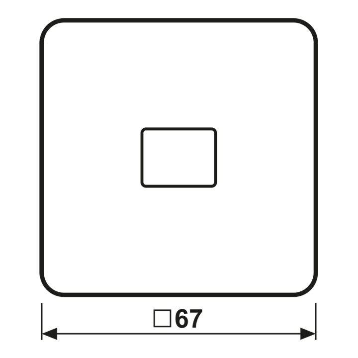 Jung Wippe fenêtre éclairante ws pour interrupteur/poussoir CD 590 KO