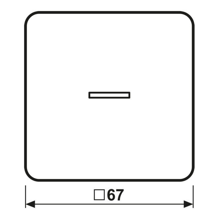 Jung Wippe Lichtleiter aws für Taster CD 590 KO5 WW