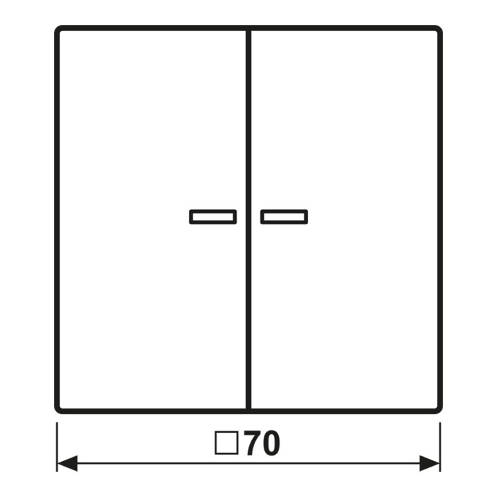 Jung Wippe Lichtleiter aws für Taster LS 995 KO5 WW