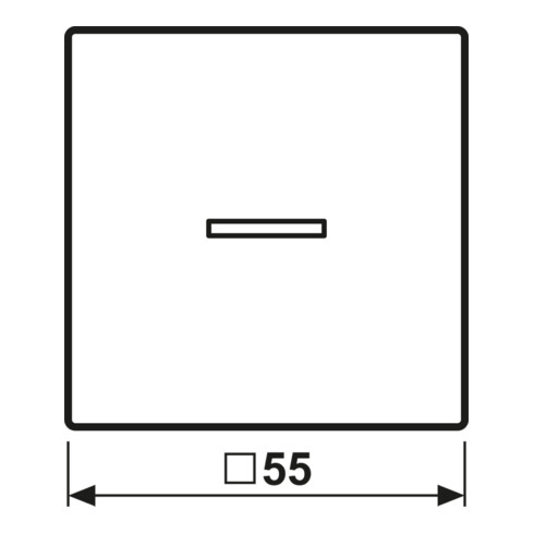 Jung Wippe Symbol LICHT aws für Kontrollschalter A 590 KO5L WW