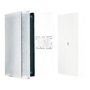 Jung Wippe transparente avec champ d’écriture pour interrupteurs/boutons A 590 NA GL-1