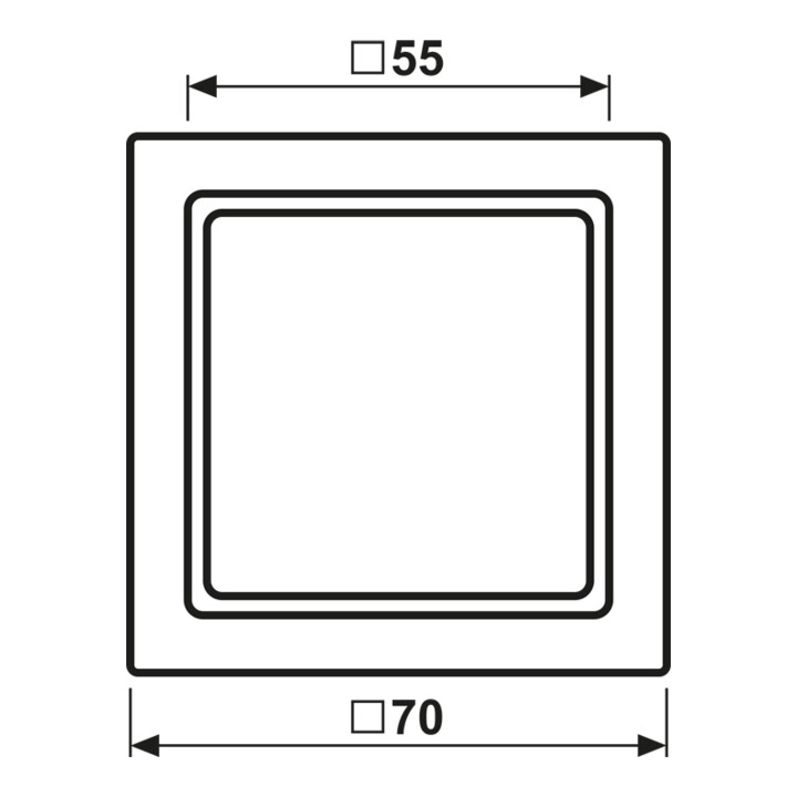 Jung Zwischenrahmen aws zur Montage LS 961 Z5 WW