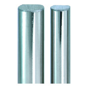 JuNie Barre profilée L 1100 mm, Ø 8/7 mm 87 acier nickelé