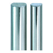 JuNie Barre profilée L 1250 mm, Ø 6/5 mm 65 acier nickelé