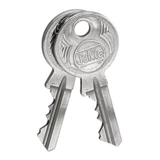 JuNie Clé brute 0499 Tige 20 mm Acier nickelé