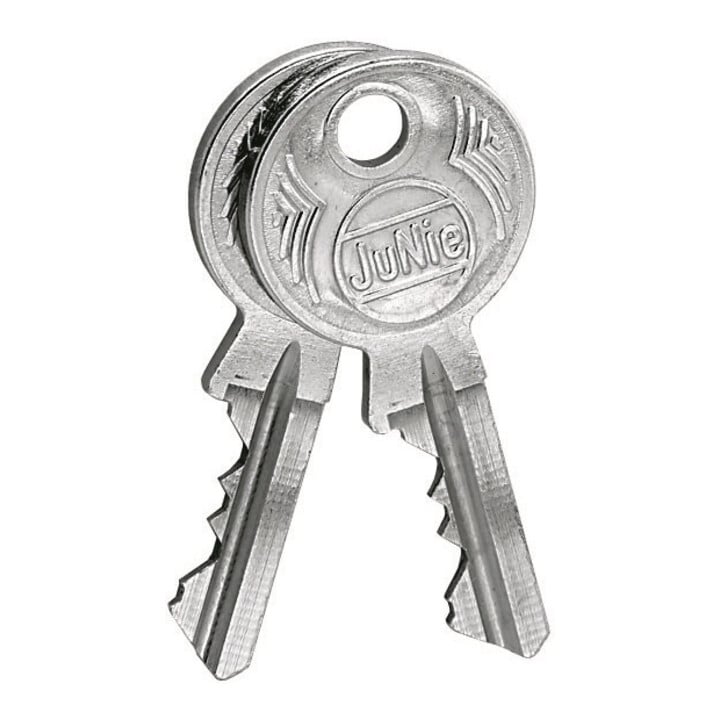 JuNie Clé vierge 0499 Tige 23 mm Acier nickelé