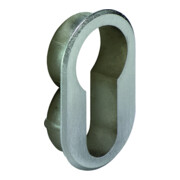 JuNie MB- Rosace 7420, pour cylindre profil ovale, métal nickelé, H 41mm