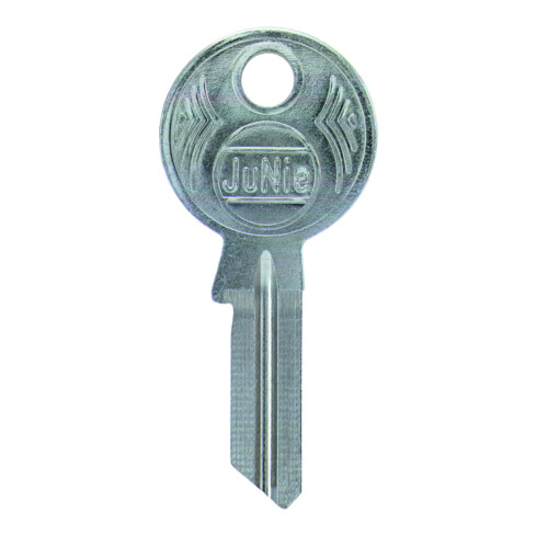 JuNie Schlüsselrohling 0499 Schaftl. 23mm Stahl vernickelt