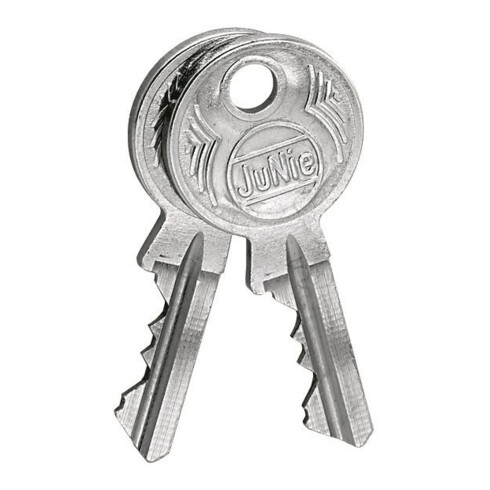 JuNie Schlüsselrohling 0499 Schaftl. 23mm Stahl vernickelt