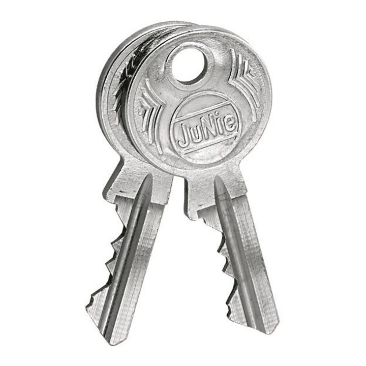 JuNie Schlüsselrohling 0499 Schaftl. 23mm Stahl vernickelt