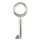 JuNie Serrure à pêne dormant pour meuble 0668,D 30 mm avec gâche en laiton, droite/gauche-3