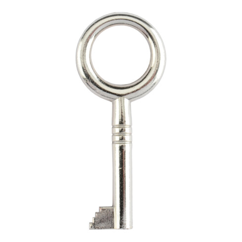 JuNie Serrure à pêne dormant pour meuble 0668,D 30 mm avec gâche en laiton, droite/gauche