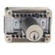 JuNie Zylinderriegelschloss 2828,D 15-40mm aufliegend Metall vernickelt, ls/rs-1