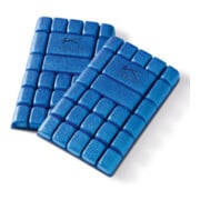 KÜBLER Ginocchiere Standard 1 paio, blu medio, Modello: KNEE