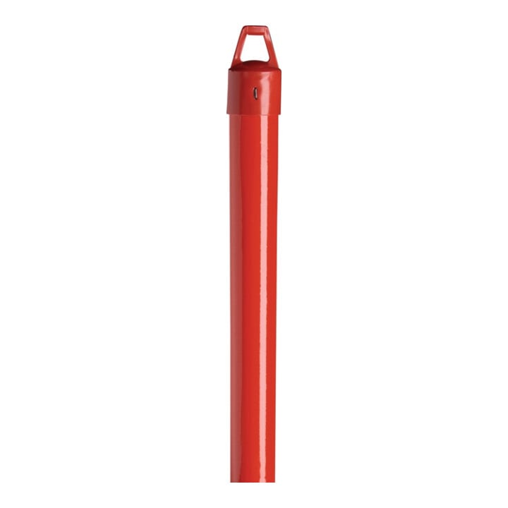 K. Löffert Besenstiel L. 1400mm D. 24mm m. kon. Metallgewinde farbiger Kunststoffüberzug
