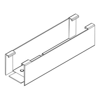 K2 BlackCover SingleRail 36 Cache 150 mm PA6 GF15