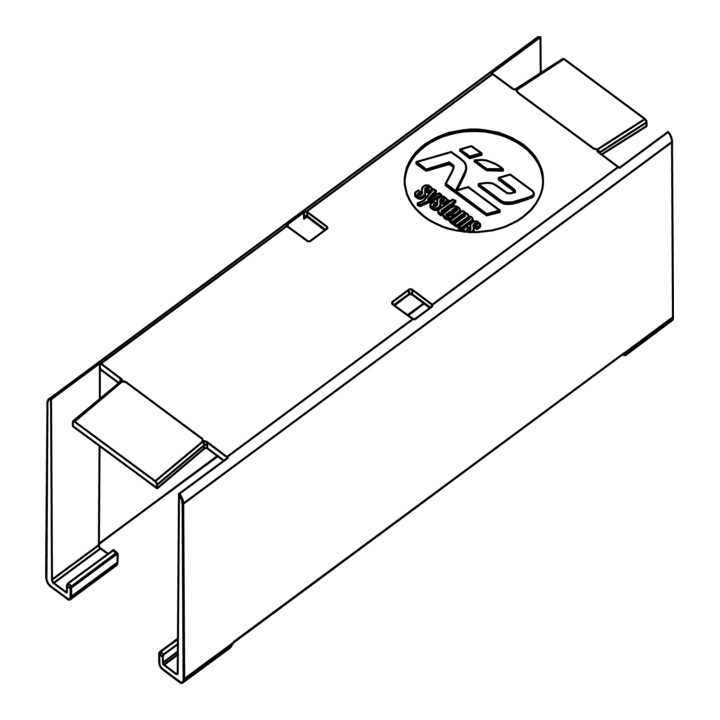 K2 BlackCover SingleRail 36 Cache 150 mm PA6 GF15