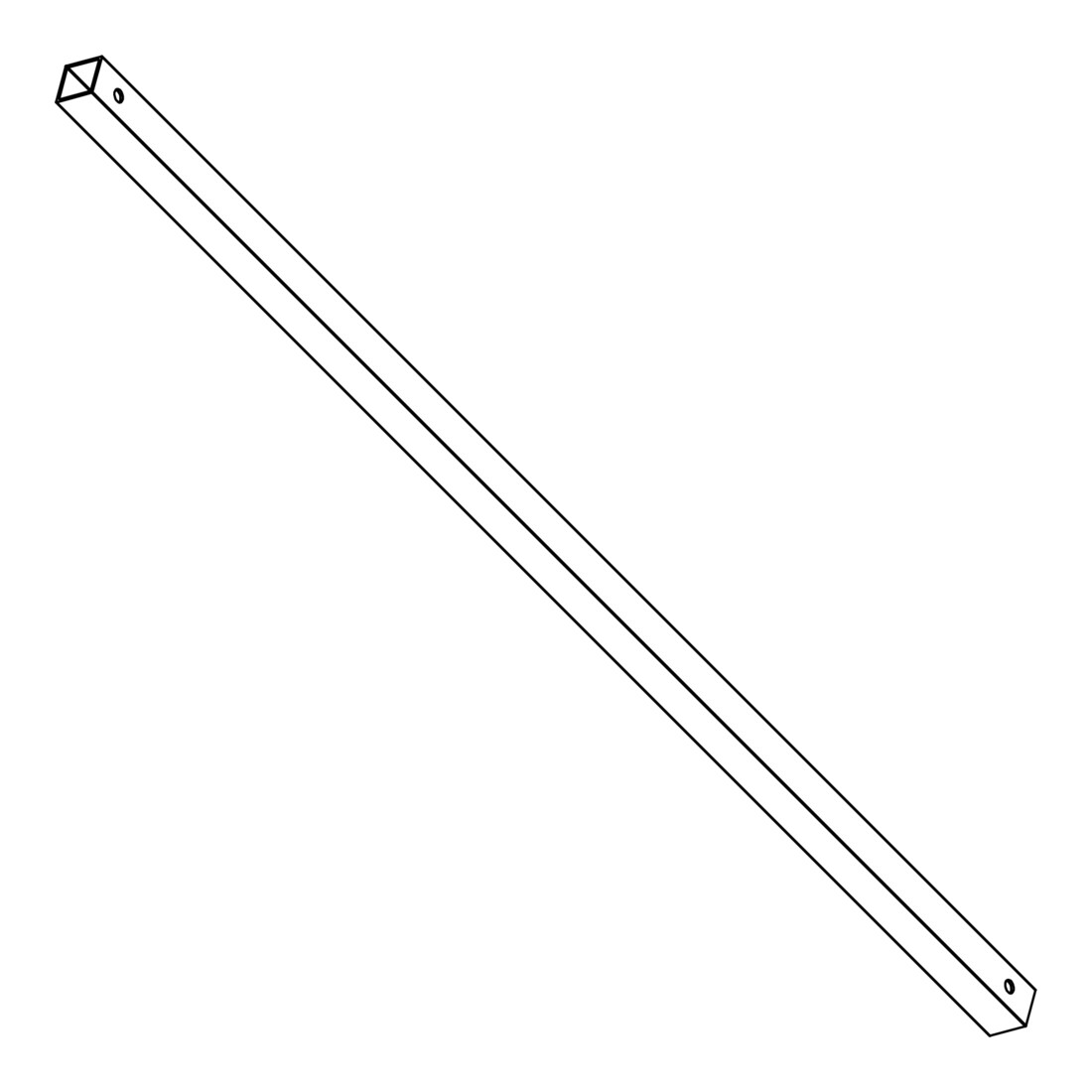 K2 Systems Barre de montage TiltUp Vento 679mm 2003267
