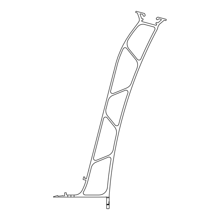 K2 Systems Bauteil Dome 6.15 Peak 2004174 Aluminium