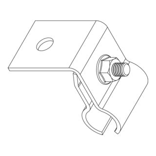 K2 Systems Collier pour joint debout 2001853 Acier inoxydable A2