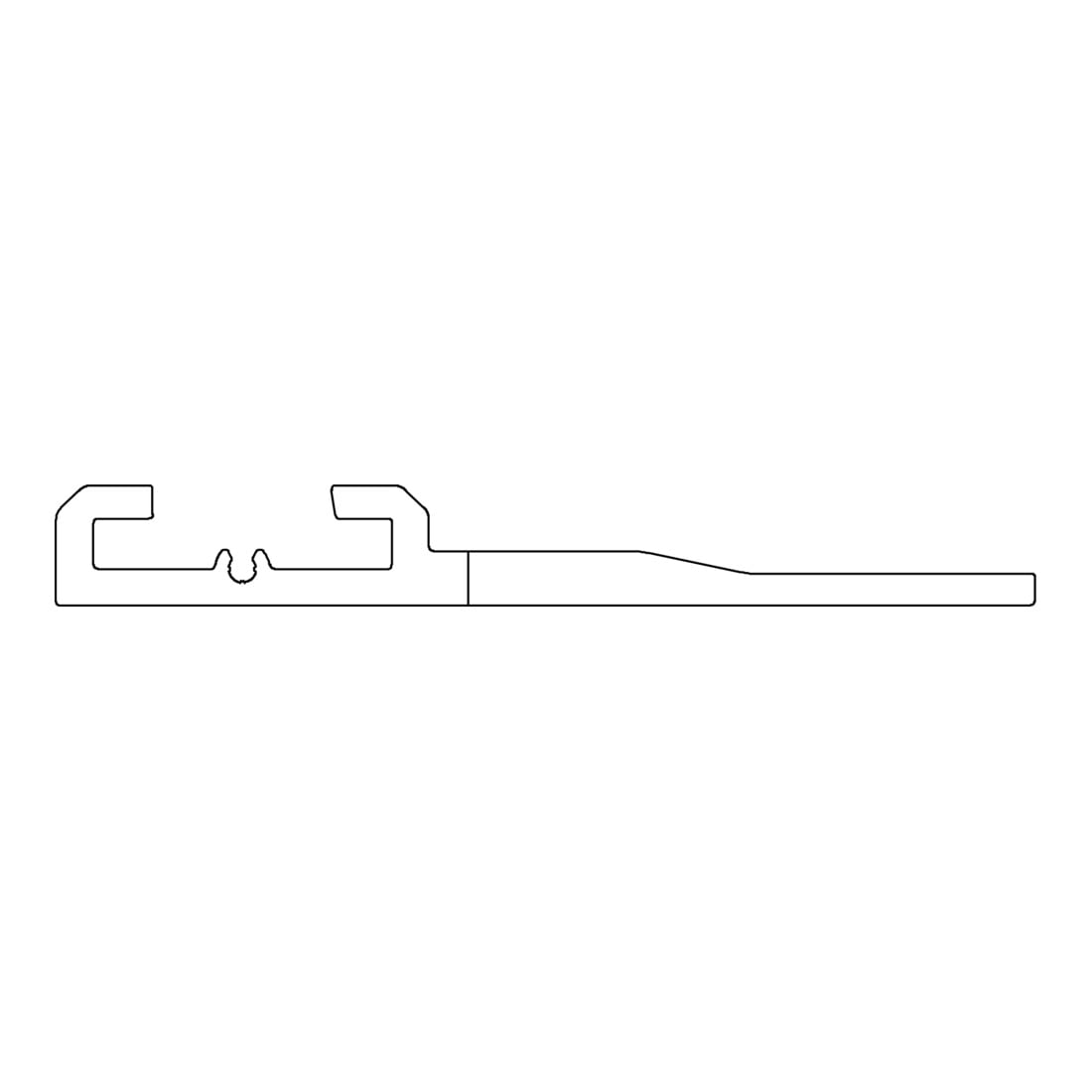 K2 Systems Crochets de toit SingleBoard 2,10 m 2002935