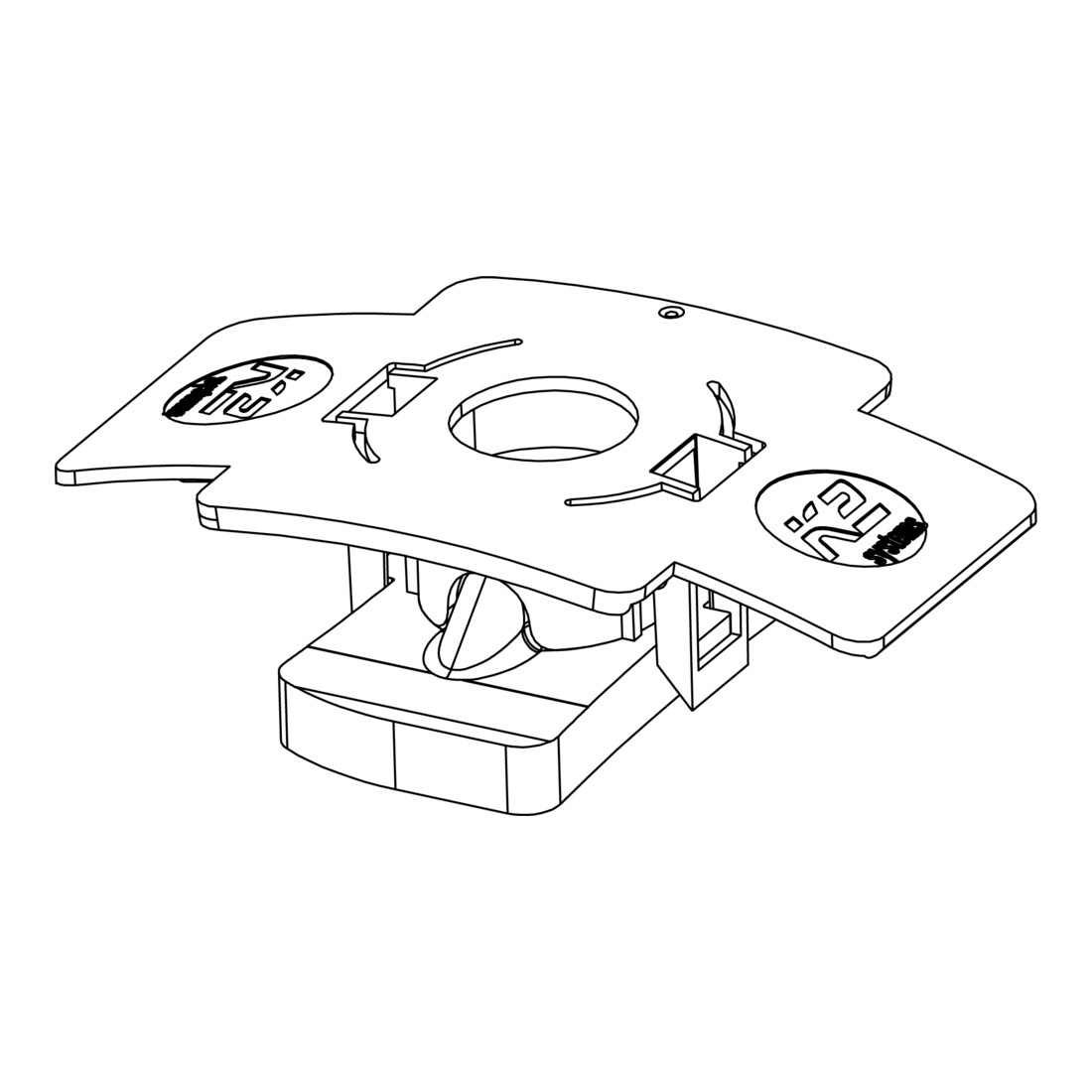 K2 Systems Einlegemutter Edelstahl mit Montageclip 1001643