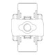 K2 Systems Einlegemutter Edelstahl mit Montageclip 1001643