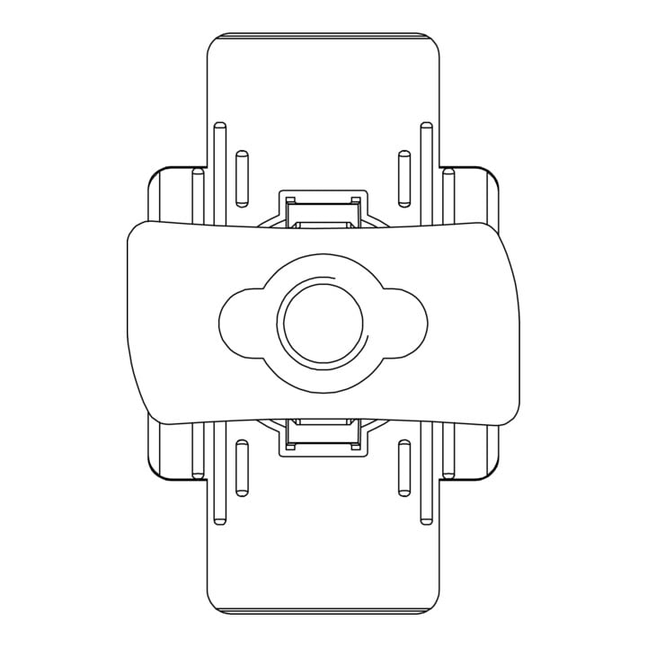 K2 Systems Einlegemutter Edelstahl mit Montageclip 1001643