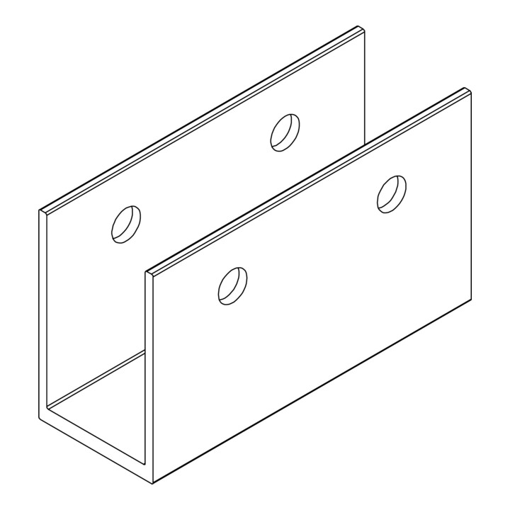 K2 Systems Éléments de connexion GreenRoof Foot 2004184 Aluminium