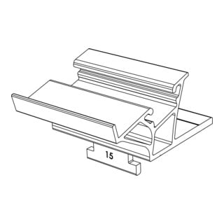 K2 Systems Éléments de support de module Dome 6.15 Aluminium SD 2004175