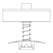 K2 Systems Jeu de pinces centrales de module XS 34-38mm pressblank 1003586-3