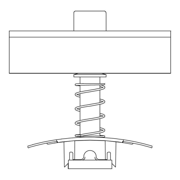 K2 Systems Jeu de pinces centrales de module XS 34-38mm pressblank 1003586