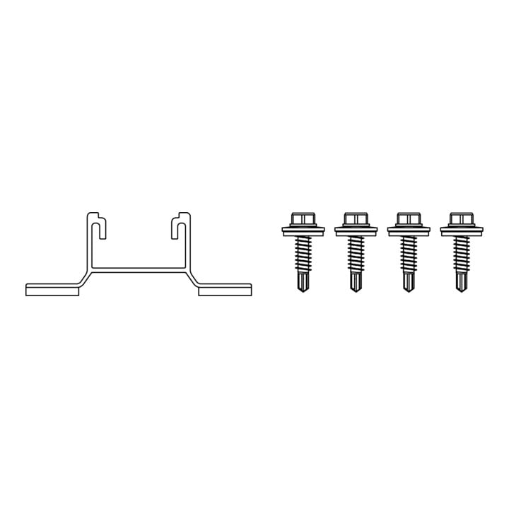K2 Systems Kurzschiene MiniRail MK2 Set 2004211
