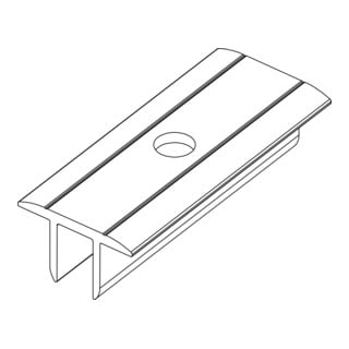 K2 Systems Mittelklemme XS 65 mm Aluminium Solo 1001892