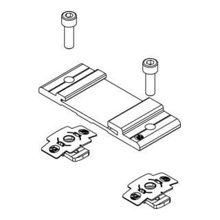 K2 Systems Montagehalterung-Set InsertRail 2.0 schwarz 2004375