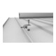 K2 Systems Pince en aluminium à joint debout avec trou oblong 11 x 22 mm