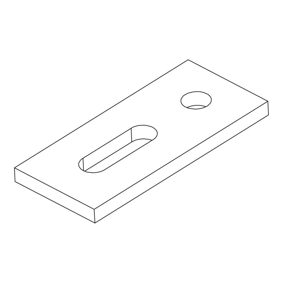 K2 Systems Plaque adaptatrice en aluminium pour vis M10 2002544