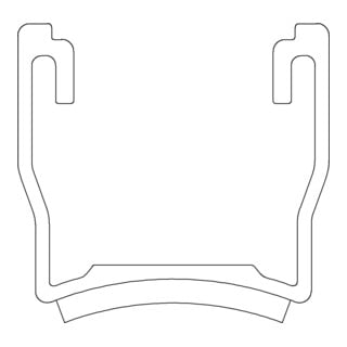 K2 Systems Rail courte MultiRail 10 Aluminium 100 mm
