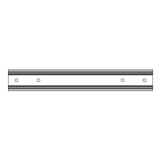 K2 Systems Rail courte MultiRail 25 250 mm Aluminium