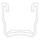 K2 Systems Rail courte MultiRail 25 250 mm Aluminium