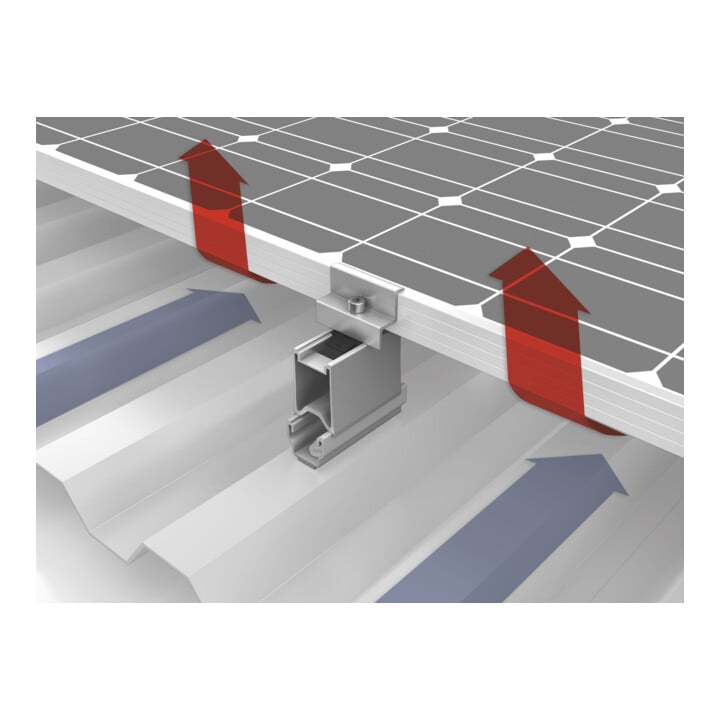 K2 Systems Rail de montage longueur : 100 mm 2001300