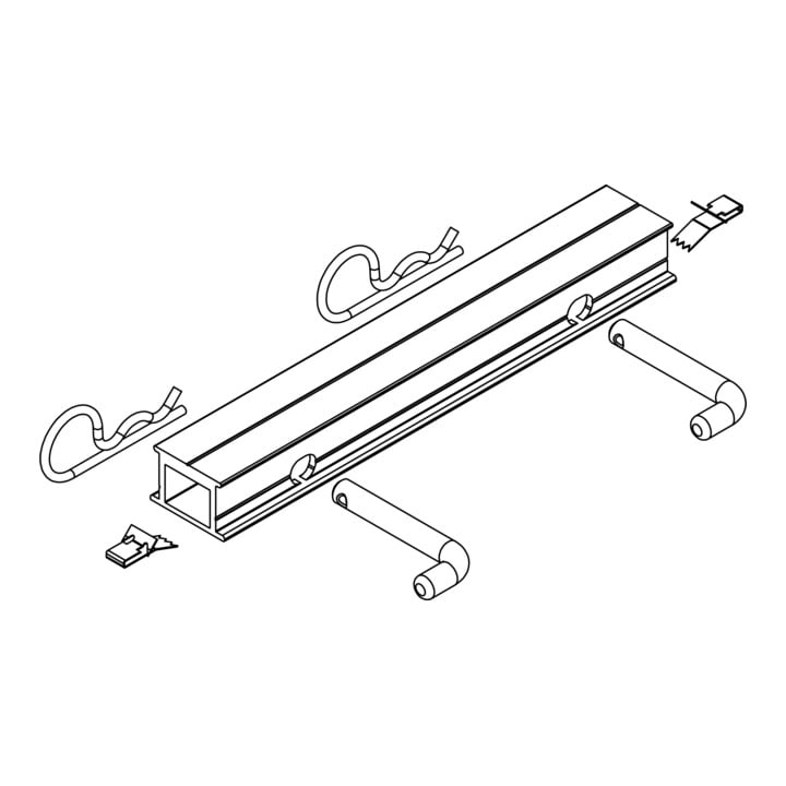 K2 Systems Schienenverbinder Set Alu, Edelstahl 2004123