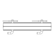 K2 Systems Set de connecteurs de rails en alu, acier inoxydable 2004123-4