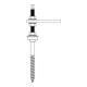 K2 Systems Stockschraube M10x200 SW 7mm vormontiert