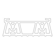 K2 Systems Tapis S Support pour SpeedRail 22, EPDM 2003126-4