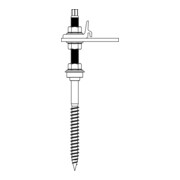 K2 Systems Vis à tête cylindrique montées M12x250 2003276-4