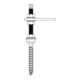 K2 Systems Vis de fixation préassemblée M12x200, clé 9 mm 2000123