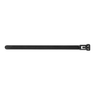 Kabelbinder L.150mm B.7,6mm PA 6.6 schwarz 100St./Btl.