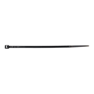 Kabelbinder L.450mm B.7,6mm PA schwarz ,UV-beständig 100St./Btl.