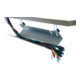 Kabelkanal B1160xT185xH100mm silber für Schreibtische-2
